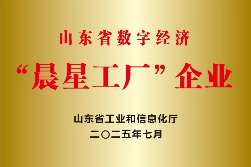 喜報！銳智智能成功入選2025年度山東省數(shù)字經濟“晨星工廠”建設試點名單